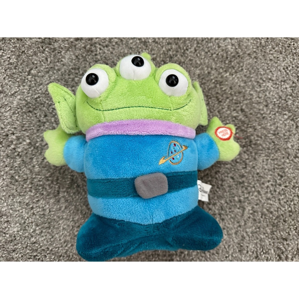 Disney Toy Story Alien Plush 3 eyed talking Doll 12"